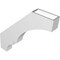 Ekena Millwork 3 1/2-in. W x 24-in. D x 24-in. H Balboa Architectural Grade PVC Knee Brace BRCP035X24X24BOA - alternate 3